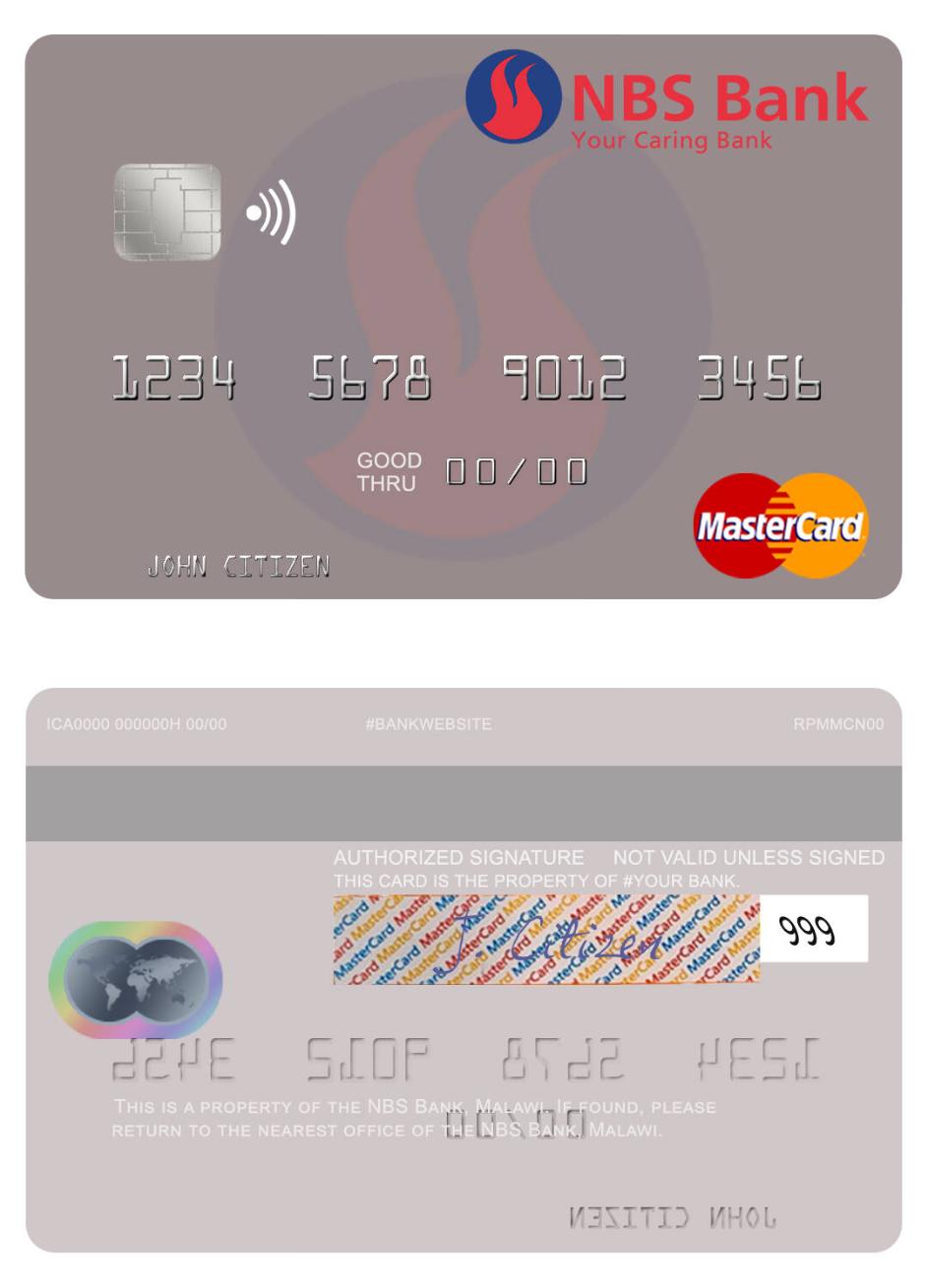Malawi NBS Bank mastercard